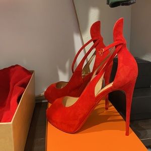 Authentic Christian Louboutin Peep Toe